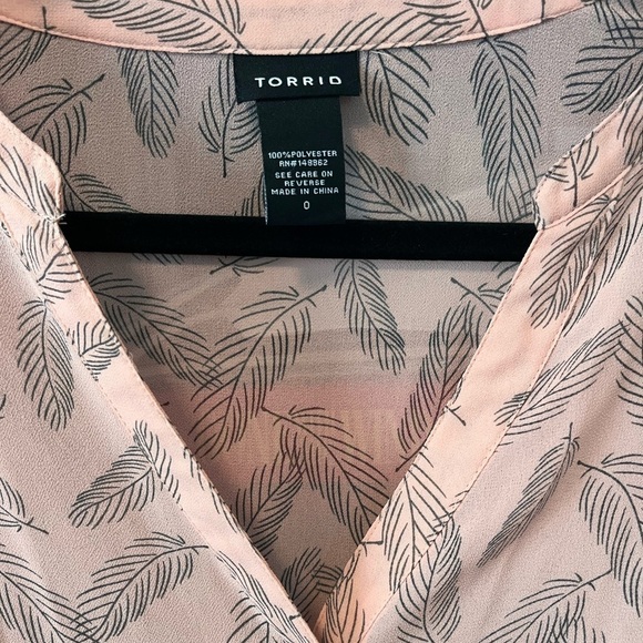 Torrid Lexie Babydoll Chiffon Tunic - EUC - Picture 5 of 5